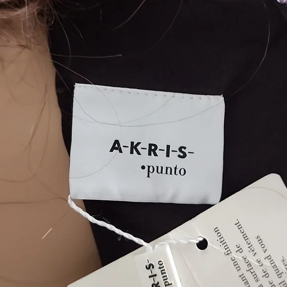 NWT AKRIS PUNTO Wine Sheath Dress w/ Black  Embroidered Accent - Picture 9 of 16